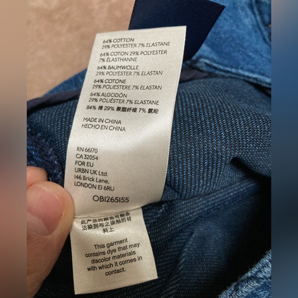 Pilcro Anthropologie High Rise trouser Boot Cut Jeans Blue Denim - size 0 - Picture 10 of 15